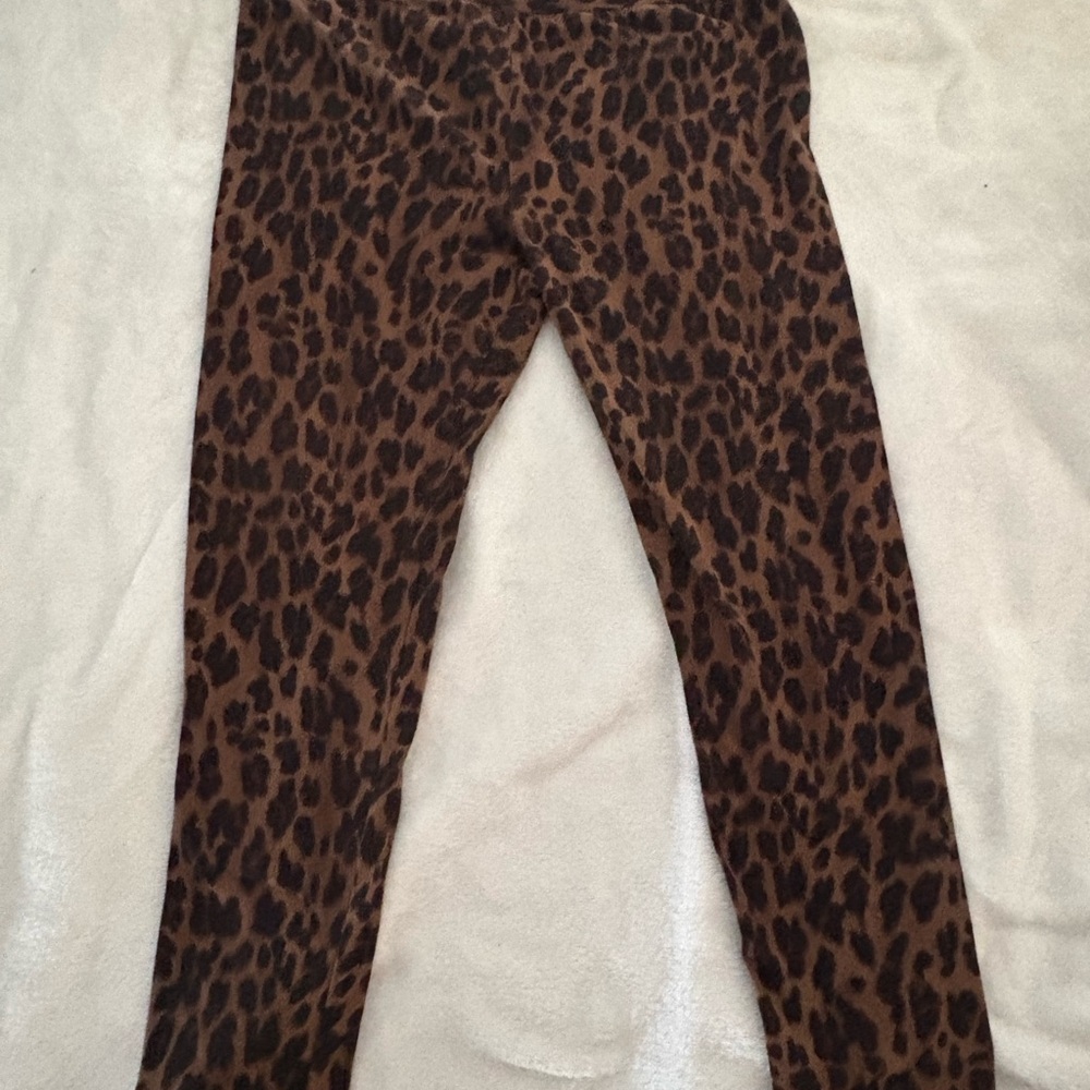 Style & Co. Leopard Print Skinny Pants - Brown and Black